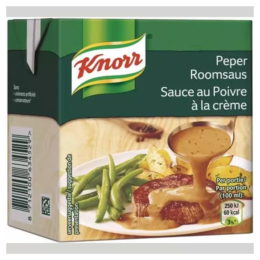 Sauce au poivre 300ml Knorr Liquide
