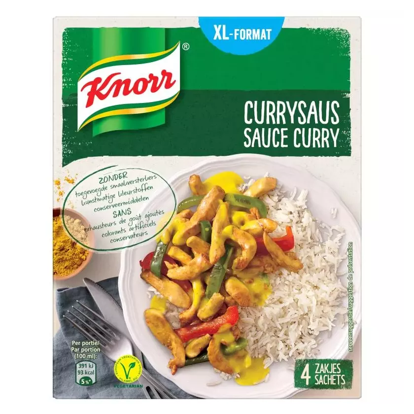 Sauce curry 4x24g Knorr retail