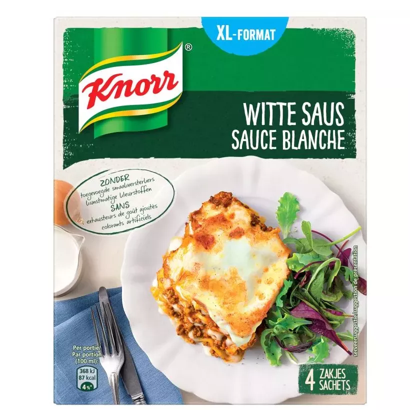Sauce blanche 4x22g Knorr retail