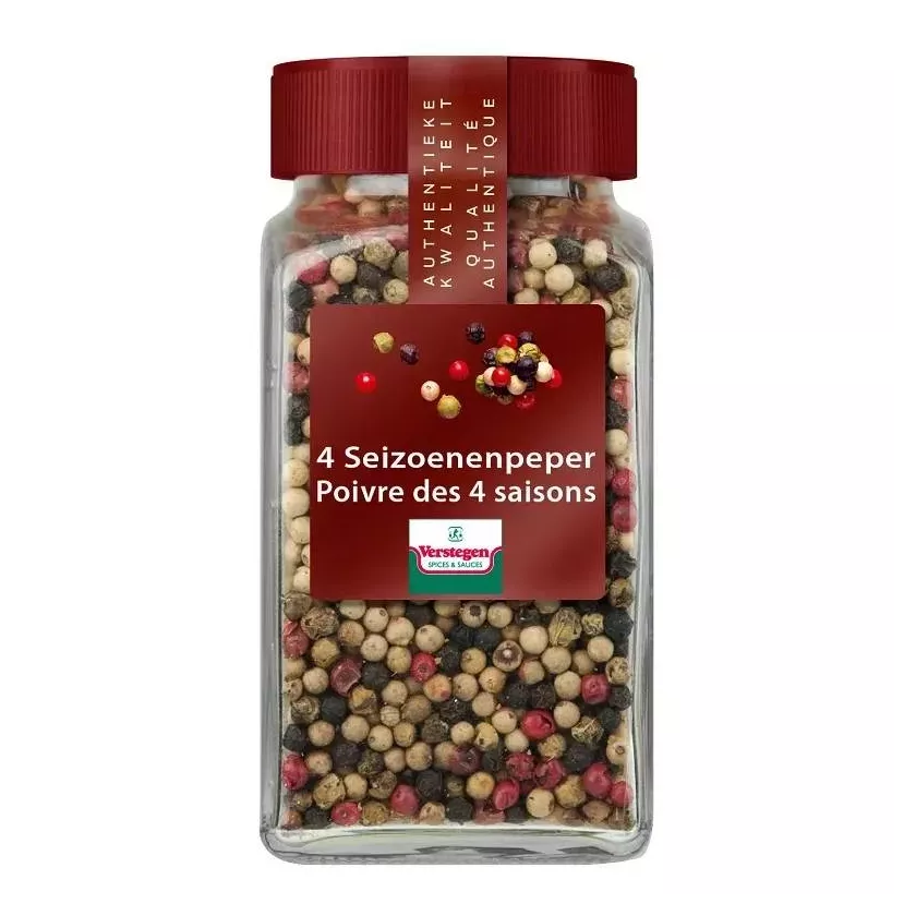 Poivre 4 saisons 150g Verstegen bocal verre