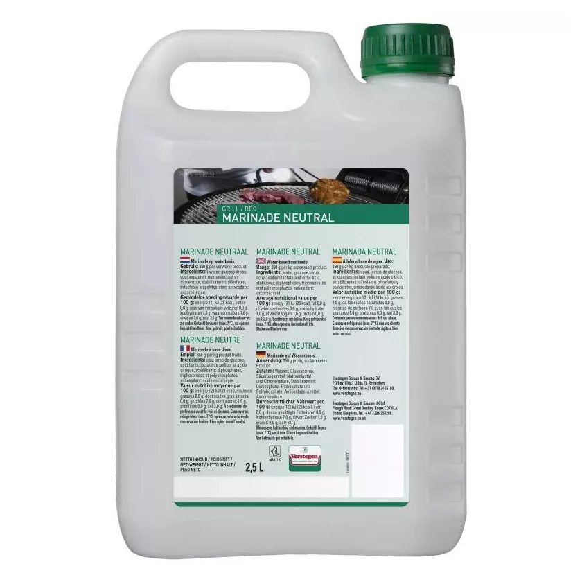 Marinade neutre 2,5L Verstegen
