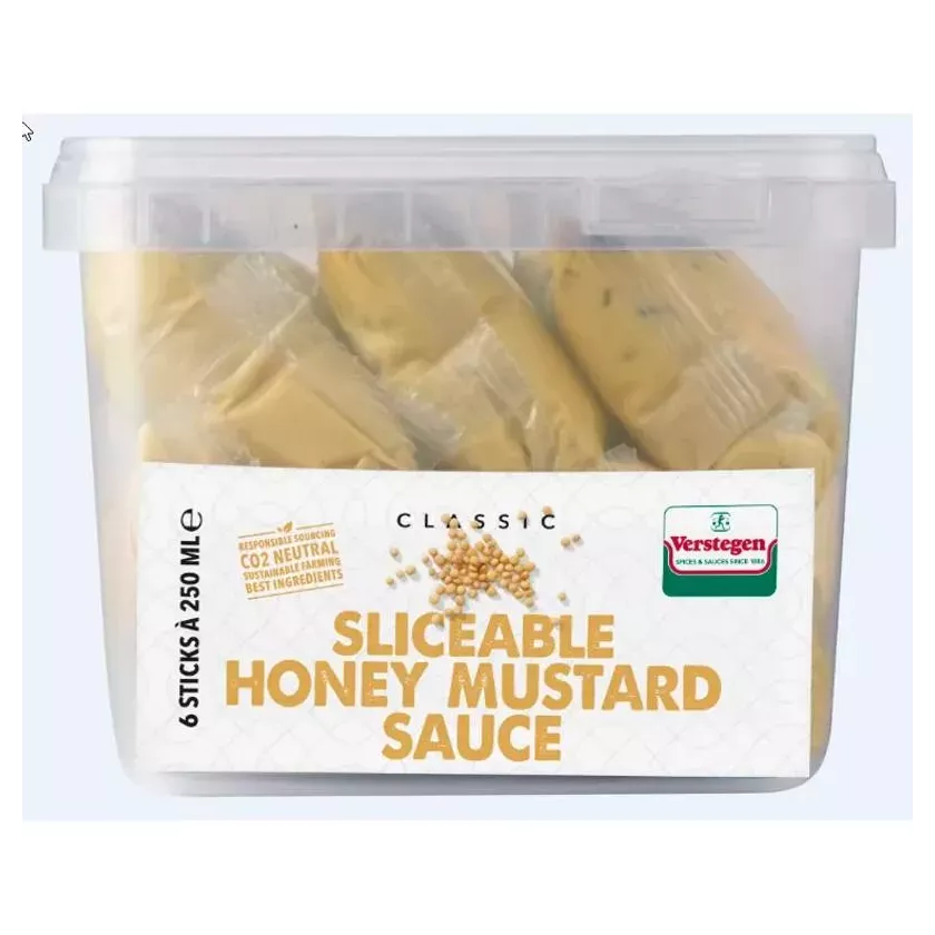 Sauce miel moutarde prete a couper 6x250ml Verstegen