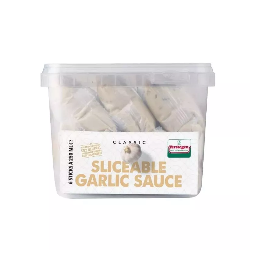 Sauce a l'ail prete a couper 6x250ml Verstegen