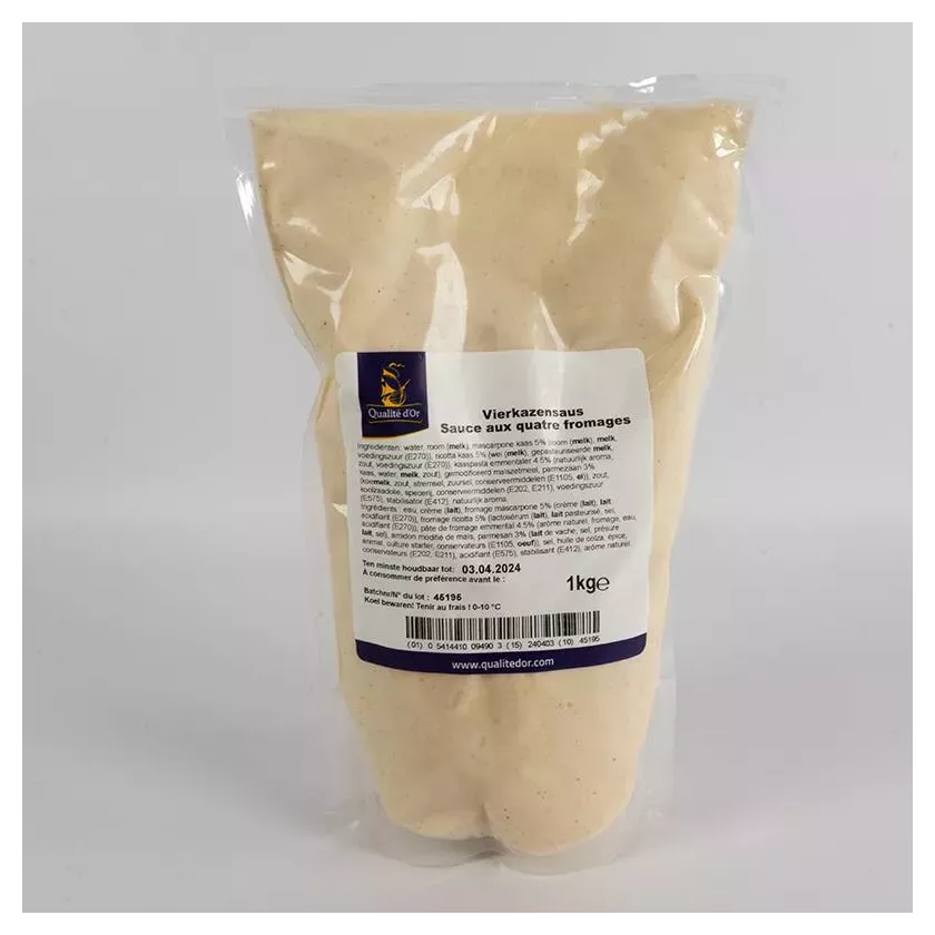 Sauce aux quatre fromages 4x1kg Qualite d'Or