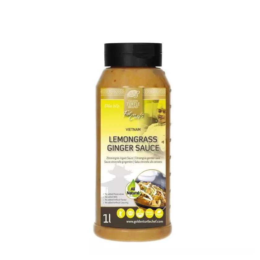 Sauce gingembre citronnelle 1L Golden Turtle Brand