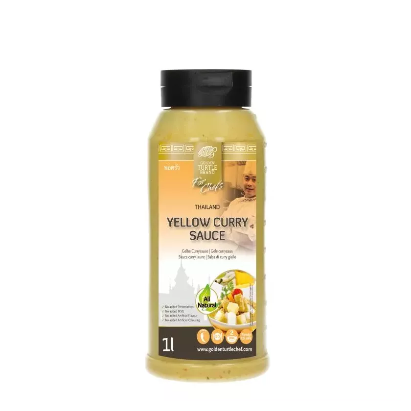 Sauce curry jaune 1L Golden Turtle Brand