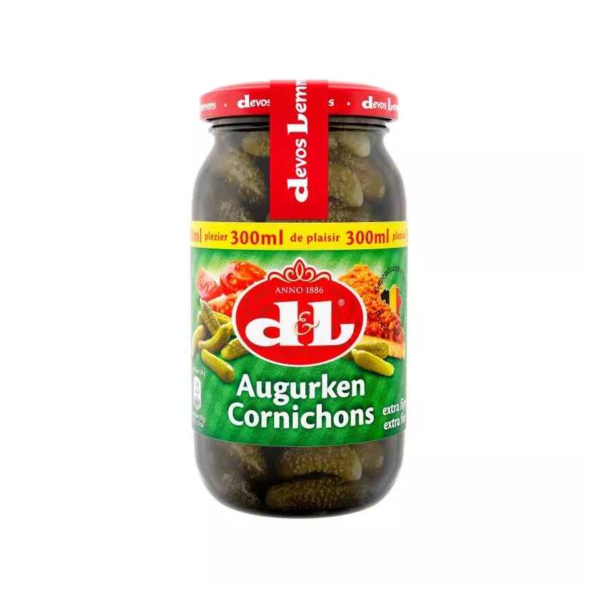 Cornichons extra fin 365g Devos-Lemmens