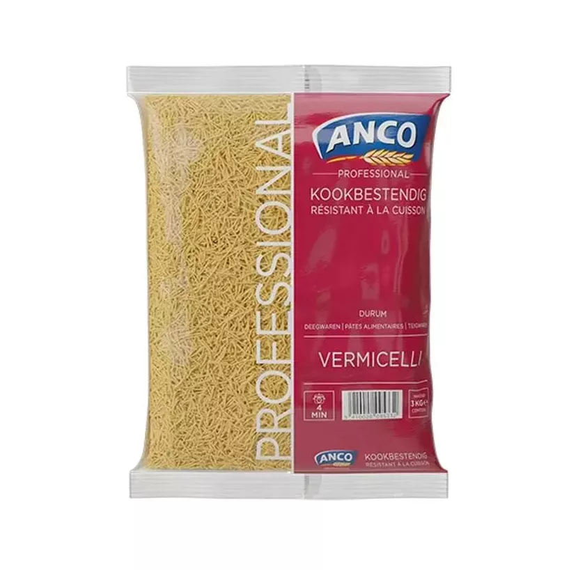 Vermicelli 4x3kg resistant a la cuisson