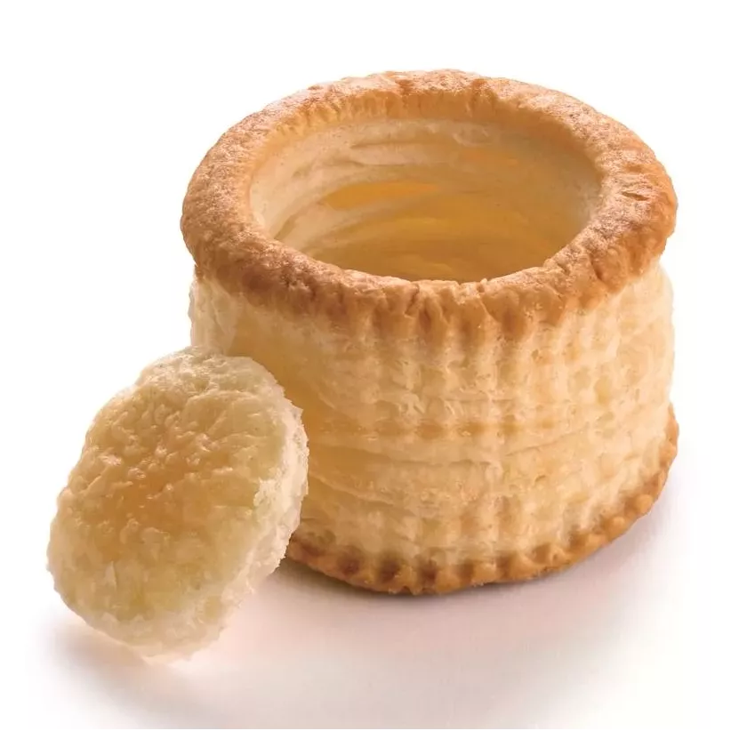 Vol-au-vent diametre 8cm Pidy chapeau separe