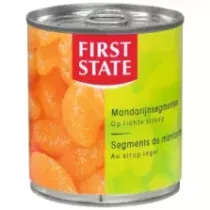 Segments de mandarine boite 850g First State