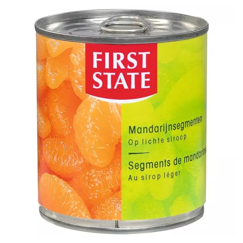 Segments de mandarine boite 850g First State