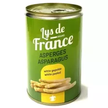 Asperges pelees entieres 430g Lys de France