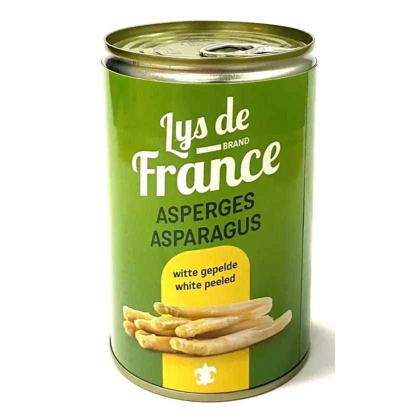 Asperges pelees entieres 430g Lys de France