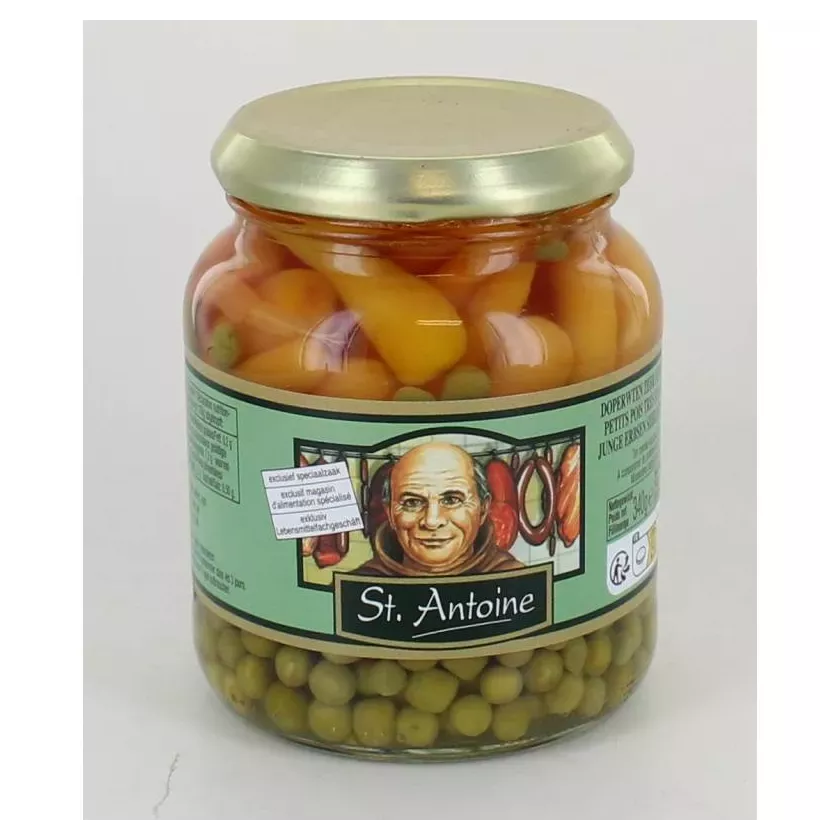 Petits pois et carottes extra fins 340g St Antoine