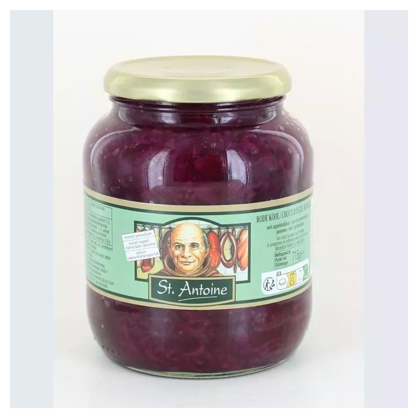 Chou rouge aux pommes 715g St Antoine