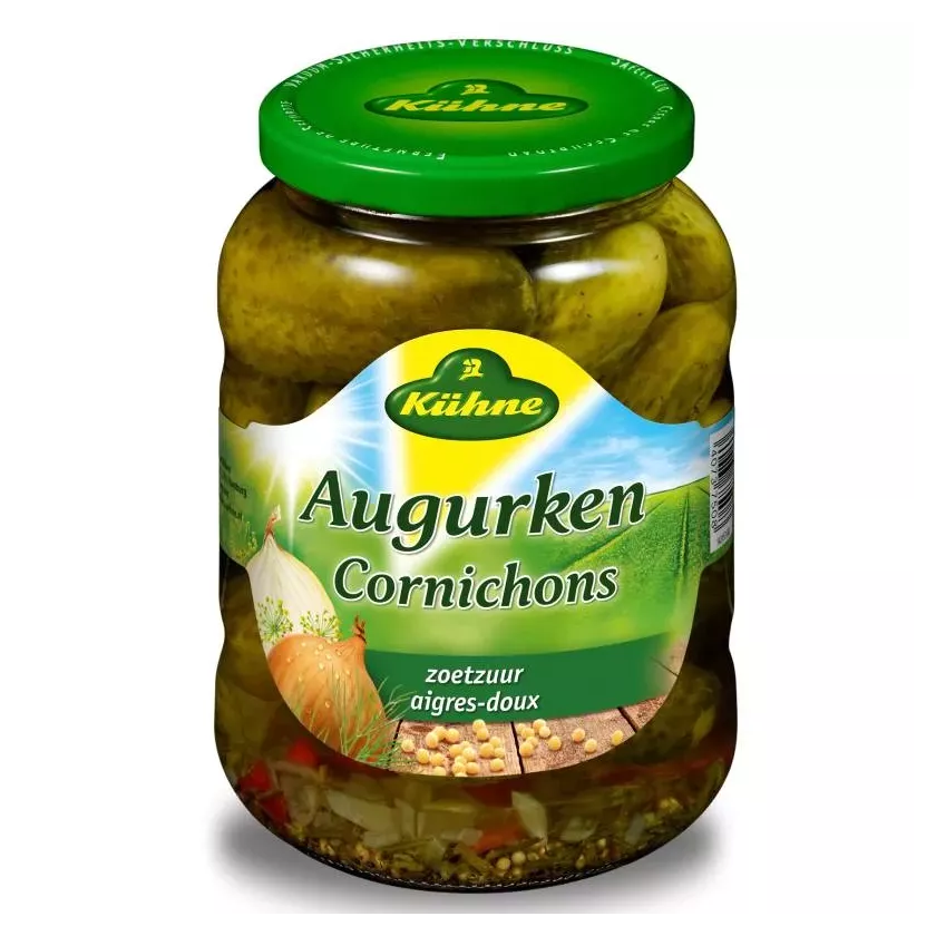 Cornichons aigre-doux 330g Kuhne