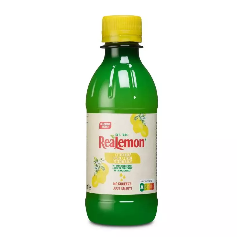 Jus de citron 250ml bouteille PET Realemon