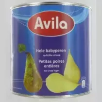 Petites poires entieres 2,65kg Avila
