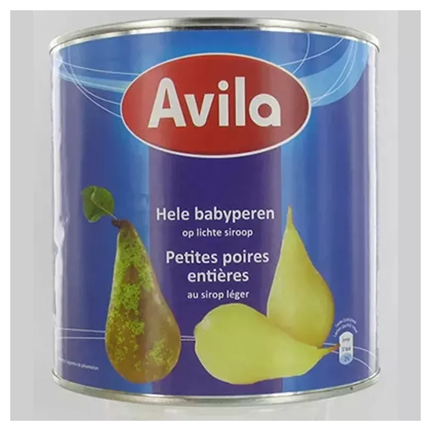 Petites poires entieres 2,65kg Avila