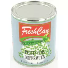 Petits pois extra fins 850ml Freshcan