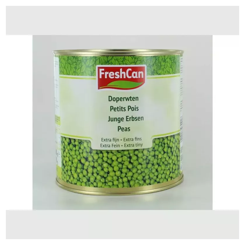 Petits pois extra fins 2,65L Freshcan