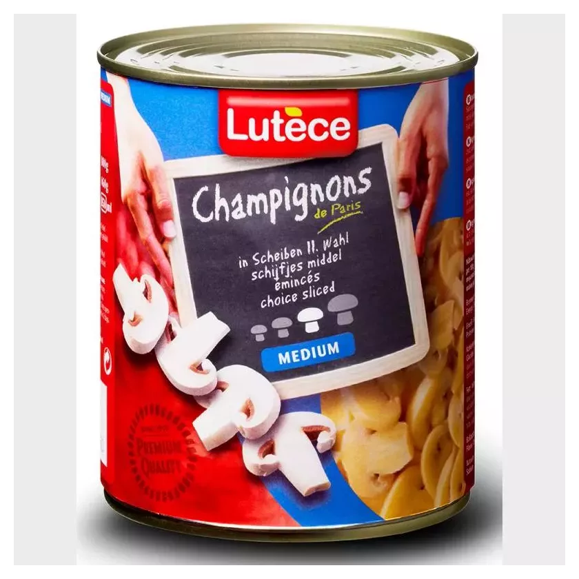 Champignons eminces 2e medium 800g bleu