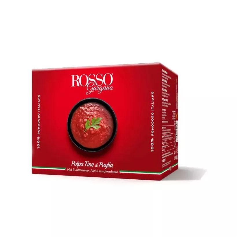 Pulpe de tomates 10kg BIB Rosso Gargano