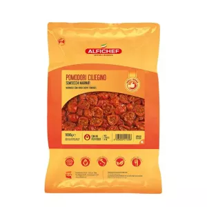 Tomates cerises marinees 1kg Alfichef - 950g poids egoutte