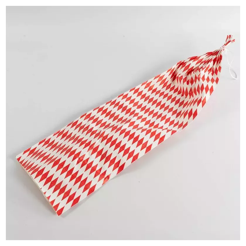 Boyau faser 90x50cm losange bavarois rouge Nalo Top