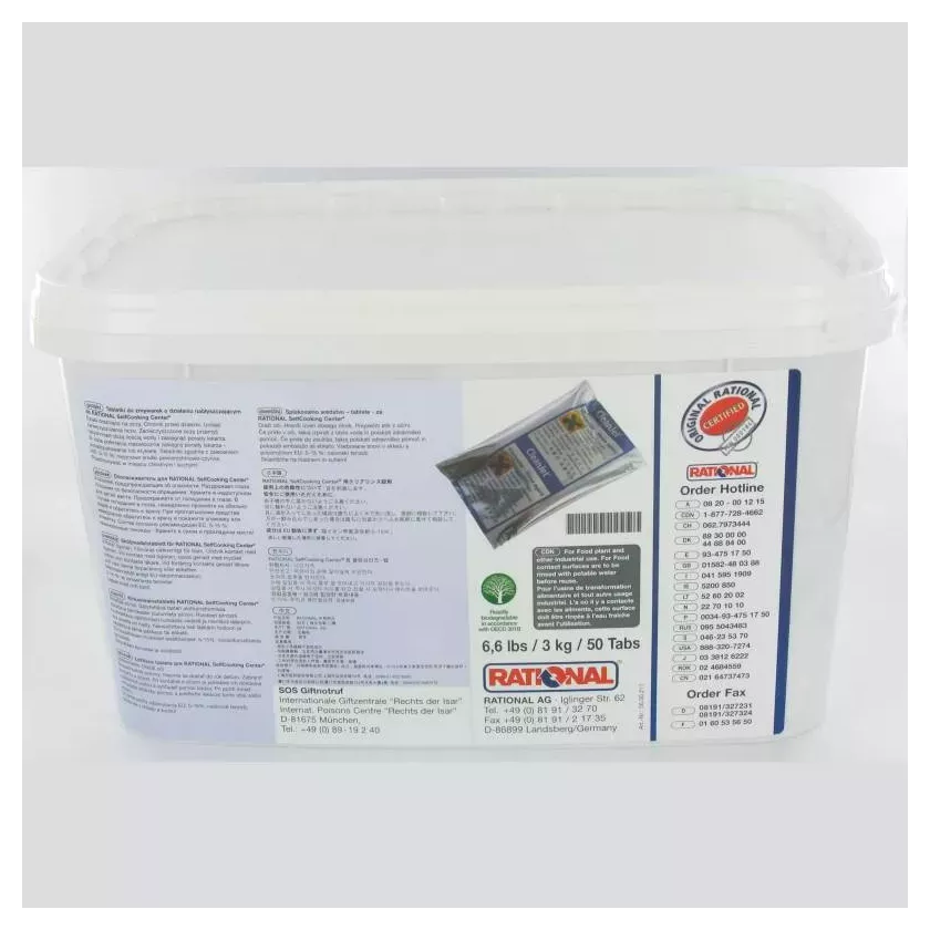 Pastilles de rincage Rational 50 pieces