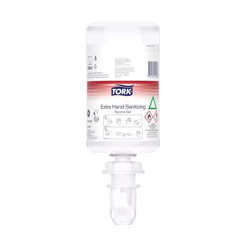 Tork alcoholgel XTR hand sanit S4-424205 carton 6x1L