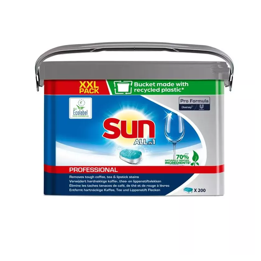 Sun tablettes all-in-1 lave-vaisselle Prof cycle long 200 pieces