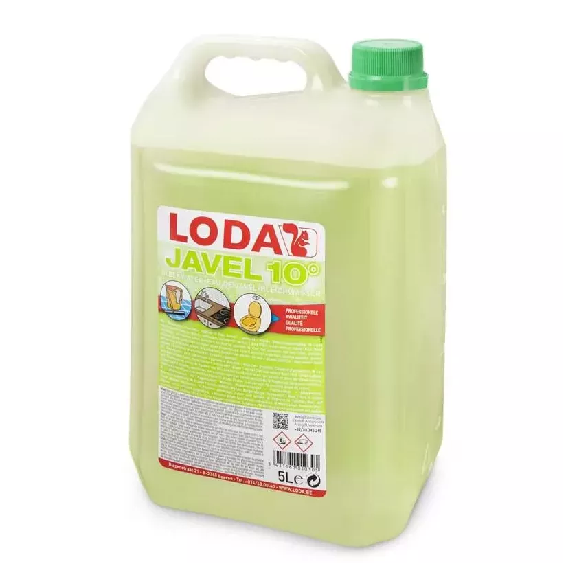 Eau de javel 10 degres Loda 3x5L