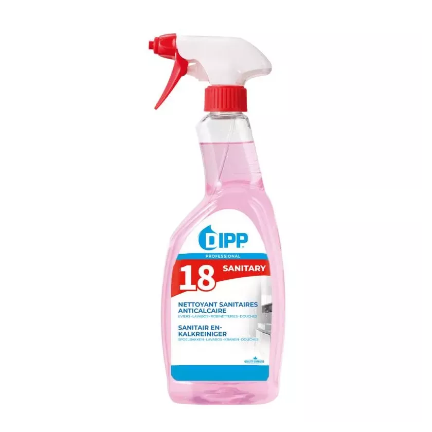 Nettoyant sanitaires et anticalcaire 18 DIPP spray