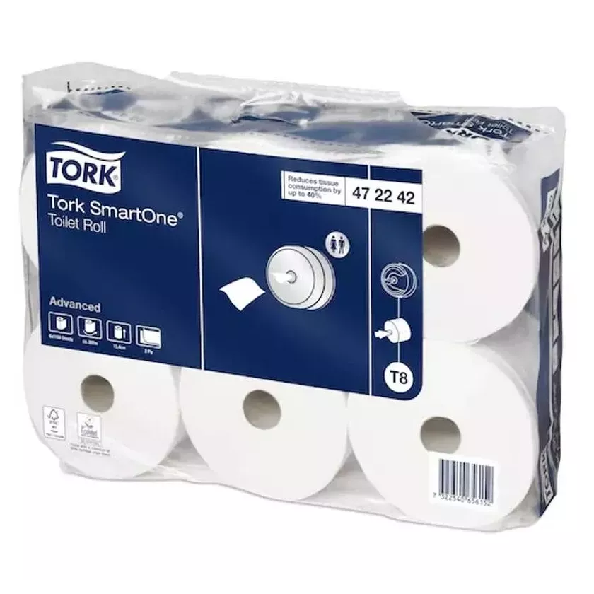Tork toilet 2-couches blanc T8 - 472242 - Smartcore