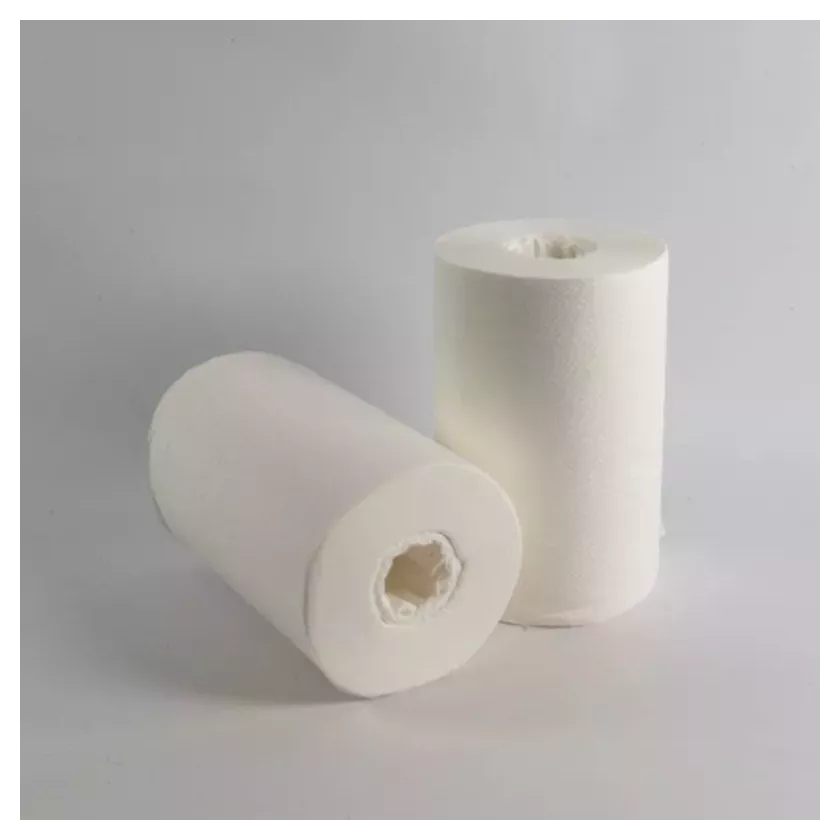Mini rouleau papier essuie blanc sans tube 120mx20cm PrimesLab