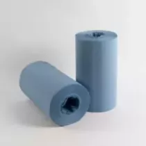 Mini rouleau papier essuie bleu sans tube 120mx20cm PrimesLab