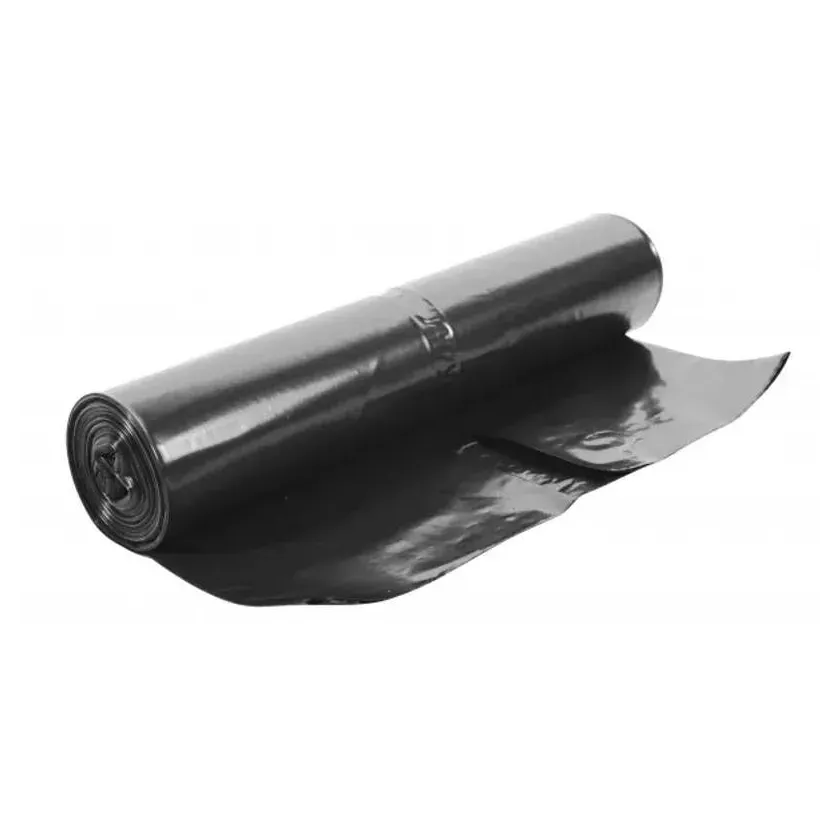 Sacs poubelles 240L 70my 65x(2x25)x140cm LDPE noir