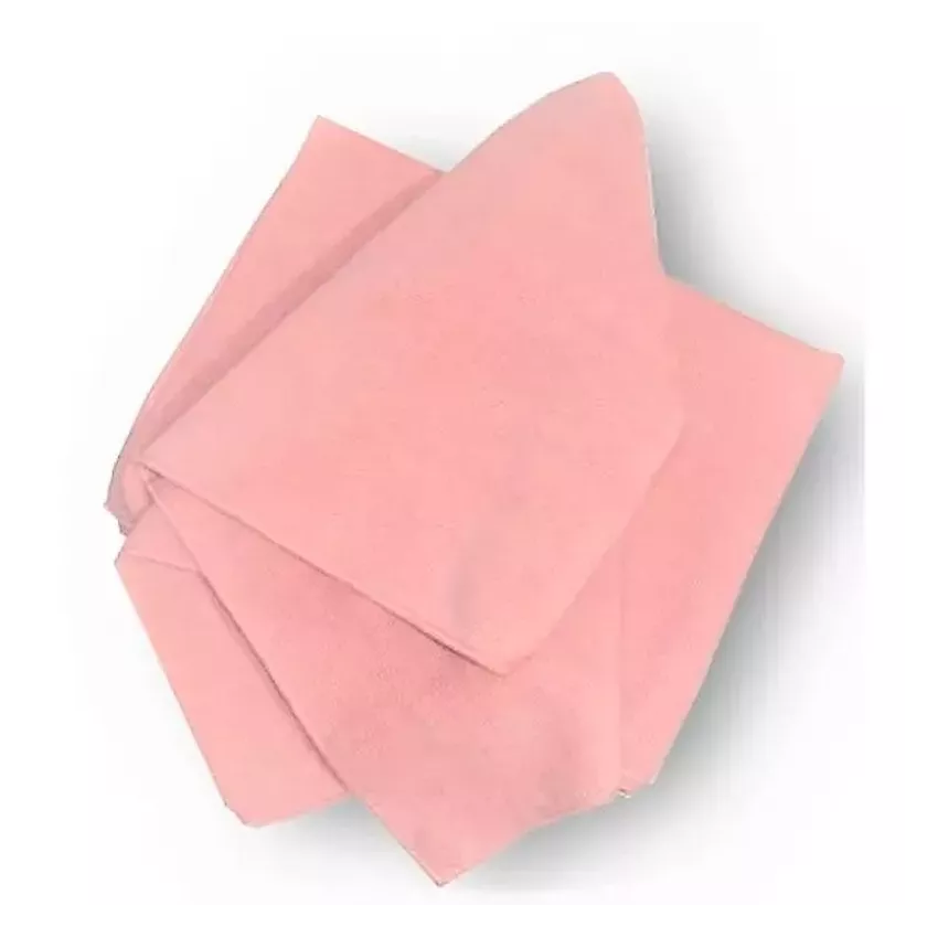 Torchon microfibres rose 60x70cm