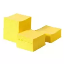 Lavette non-tissee jaune 110gr 1-4 plie 34x38cm