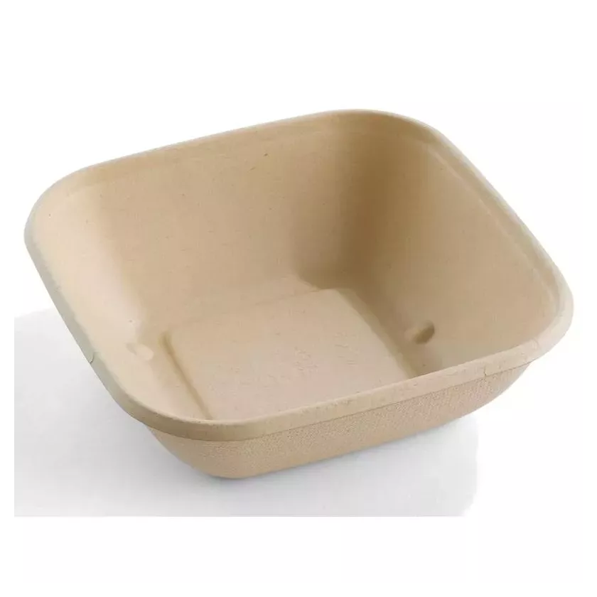 Pulp square bowl 750ml 170x170x50mm Sabert ECO