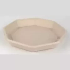 Octaview bagasse naturel 230x230x80mm