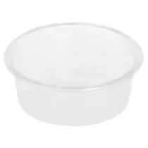PLA ravier 350ml transparent diametre 121x51mm
