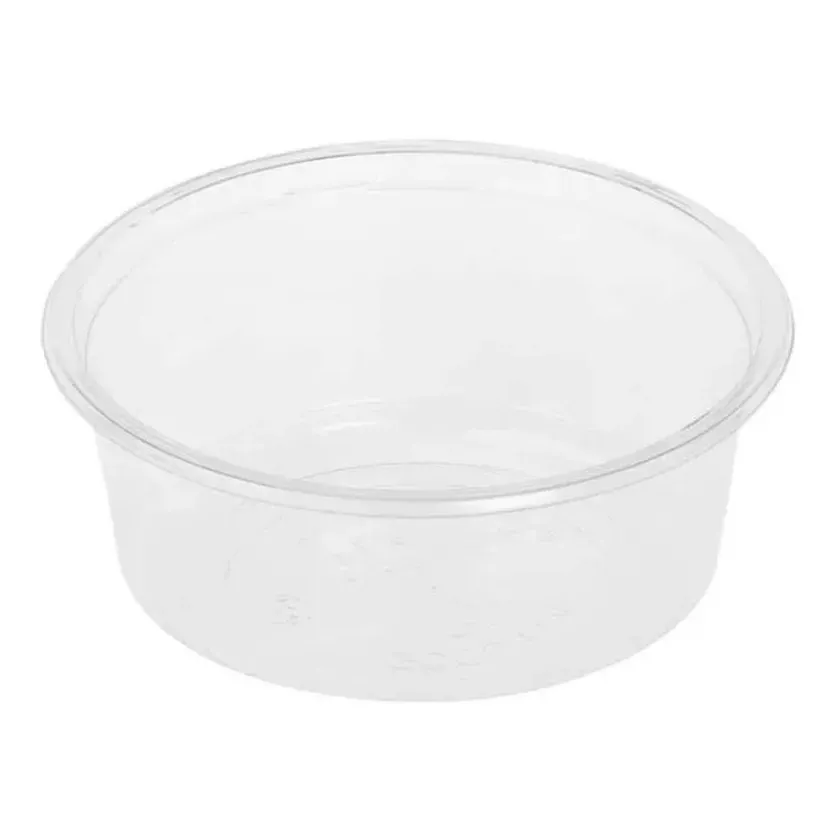 PLA ravier 350ml transparent diametre 121x51mm