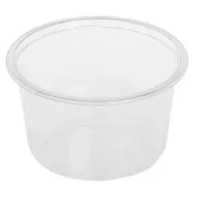 PLA ravier 500ml transparent diametre 121x73mm