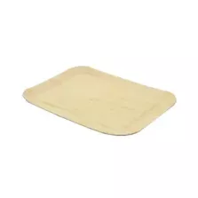 Barquette carton impression bois 155x105x12mm claire