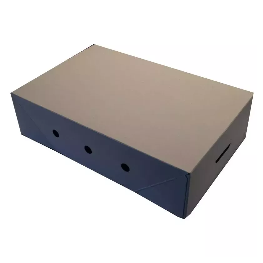 Couvercle boite massif carton 585x375x150mm blanc