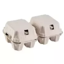 Boite a oeufs 4pcs non imprimee grise