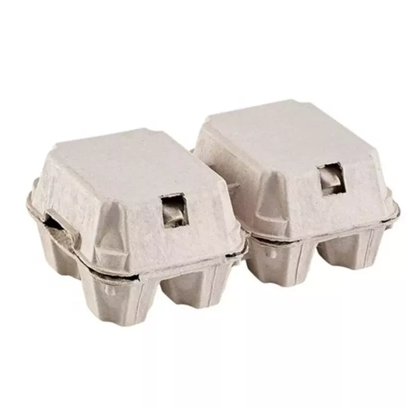 Boite a oeufs 4pcs non imprimee grise
