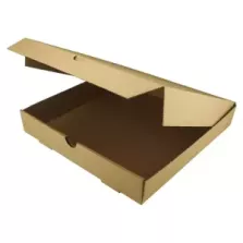 Boites a pizza 24x24x4,5cm kraft brun ECO